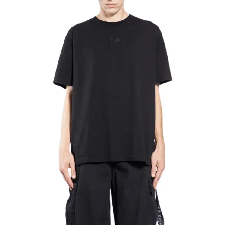 44 Label Group Classic Logo embroidered Cotton T shirt-2
