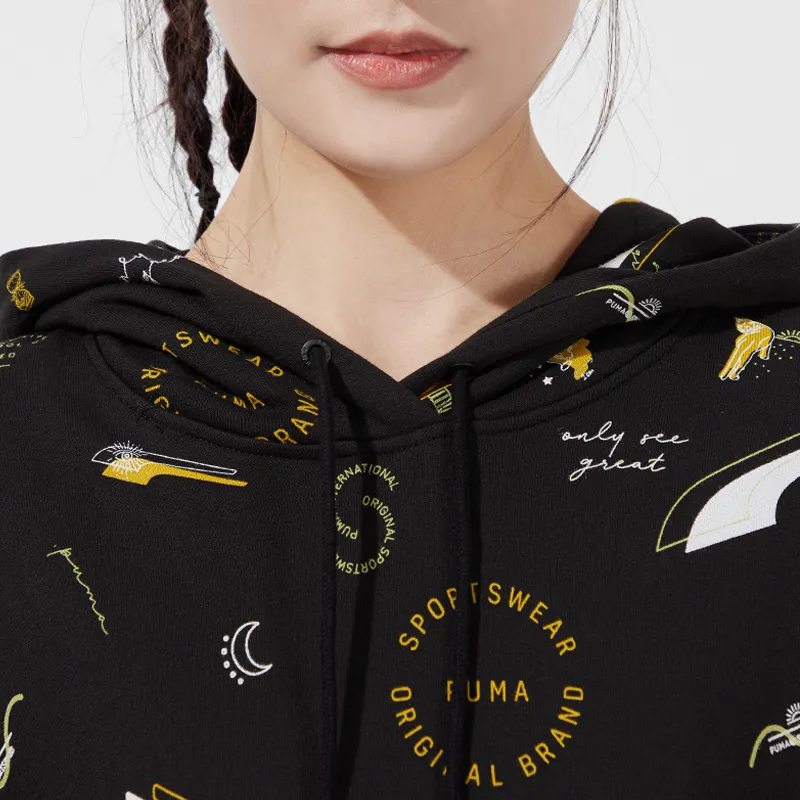 PUMA Sweatshirts Women's Black-4