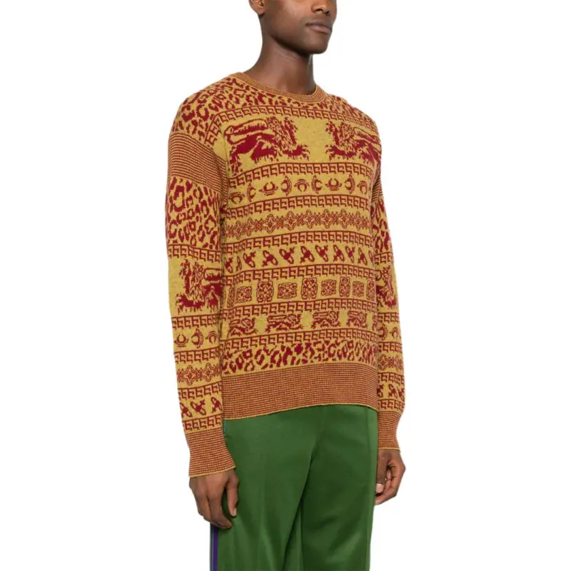 Vivienne Westwood Pattern Intarsia Knit Crewneck Jumper-3