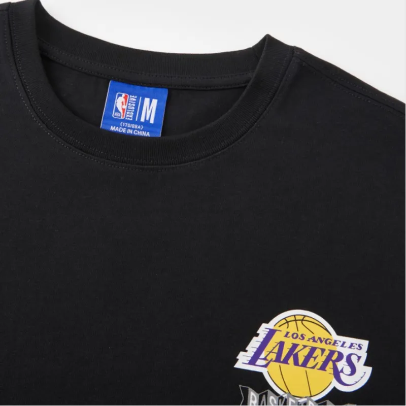 NBA Los Angeles Lakers SS25 T Shirt Unisex Black-3