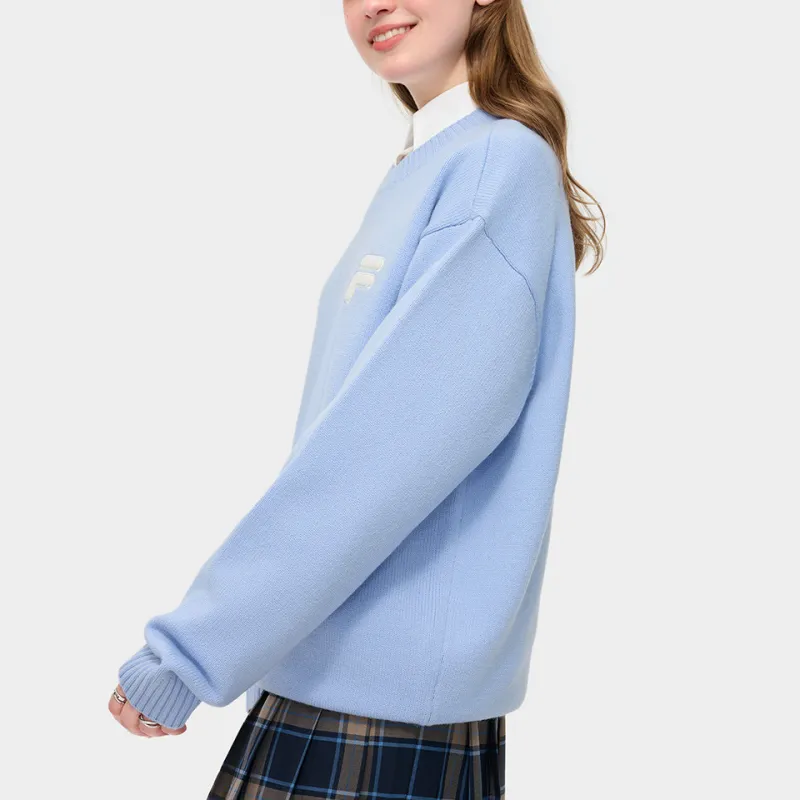 FILA FUSION Sweater Unisex Sunny Elegant Blue-2
