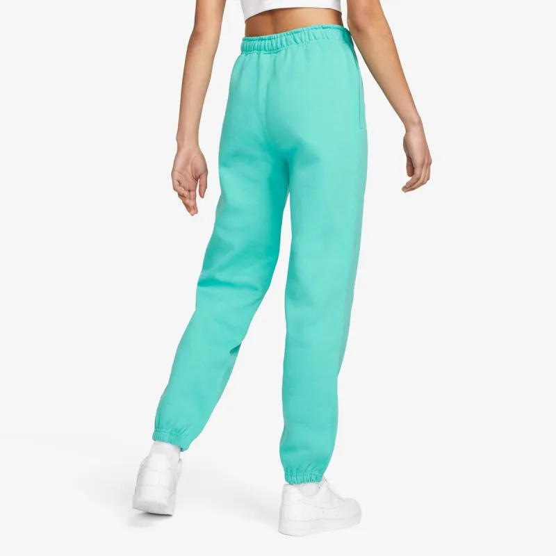 Nike Women's Solo Swoosh Fleece Trousers Washed Teal/White-3