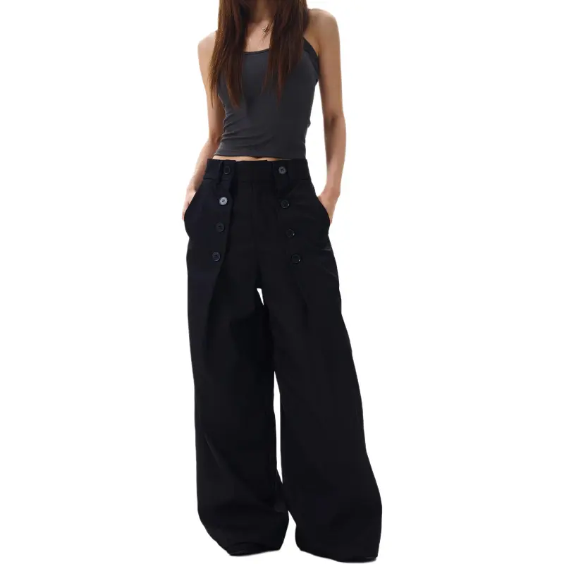 VINMUK Suit Trouser Unisex Black-7