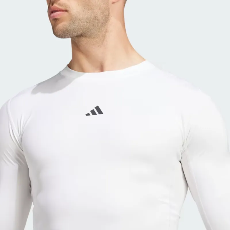 Adidas Free Shipping With AdiClub Techfit Compression Training Long Sleeve Tee-3