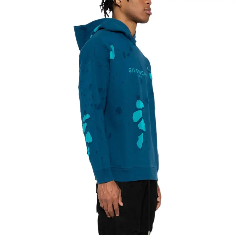 Givenchy Distressed Logo print Hoodies-3