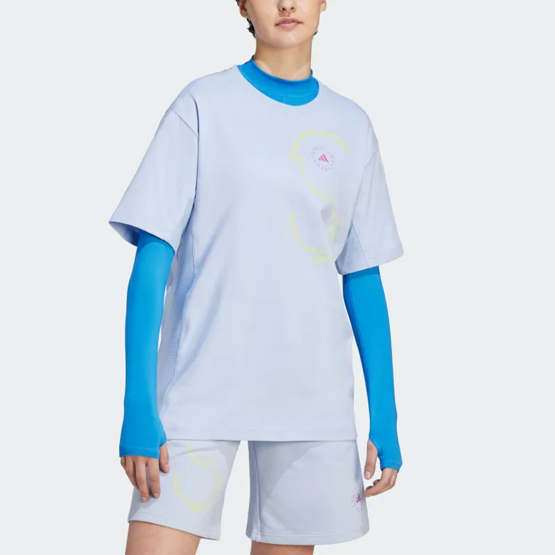 Adidas x Stella McCartney T Shirt Unisex Light Blue-5