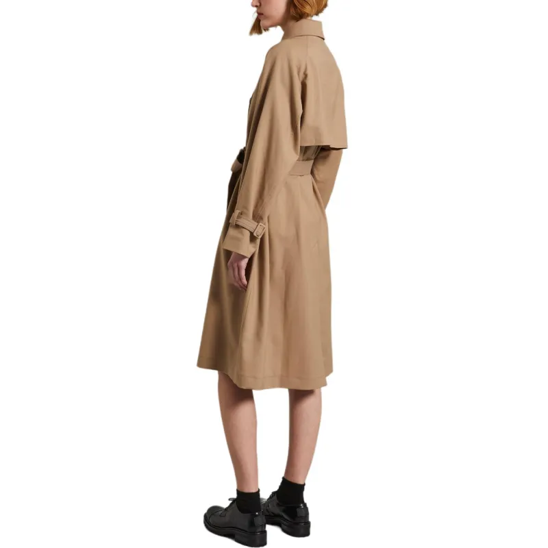 WEEKEND MaxMara Wool Plain Trench Coats Coat Women's Camel-3