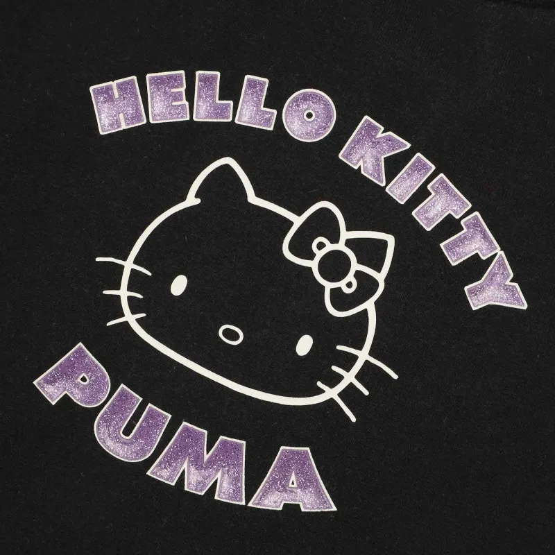 PUMA x Hello Kitty Graphic Regular T Shirt Women's Black-2