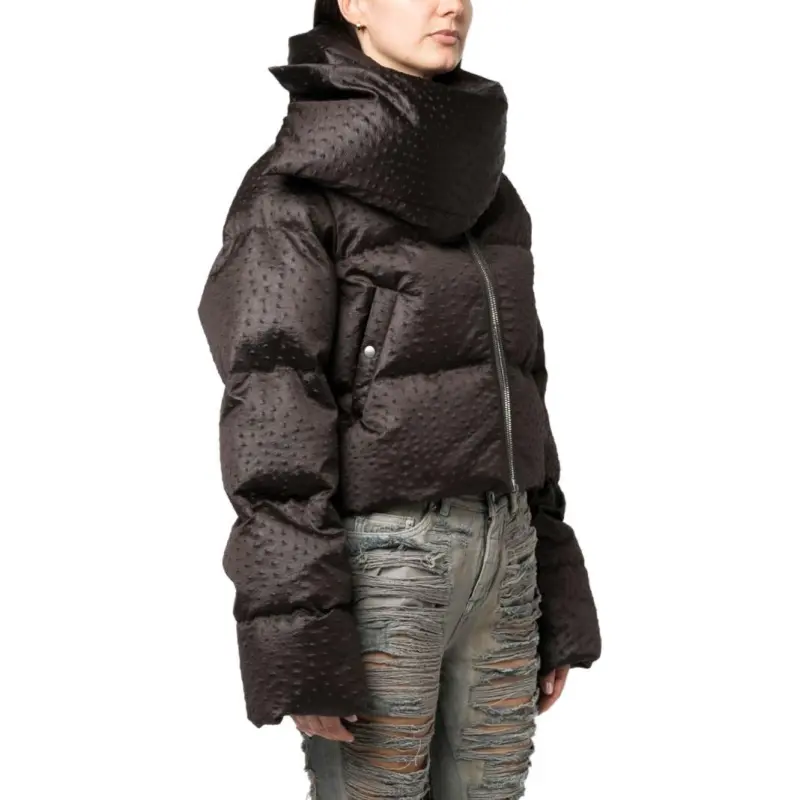 RICK OWENS Funnel neck Puffer Jacket-2