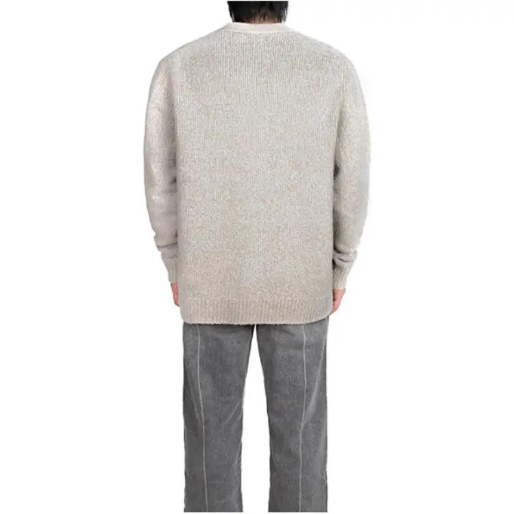 Acne Studios Wool Blend V Neck Button Up Cardigan-4