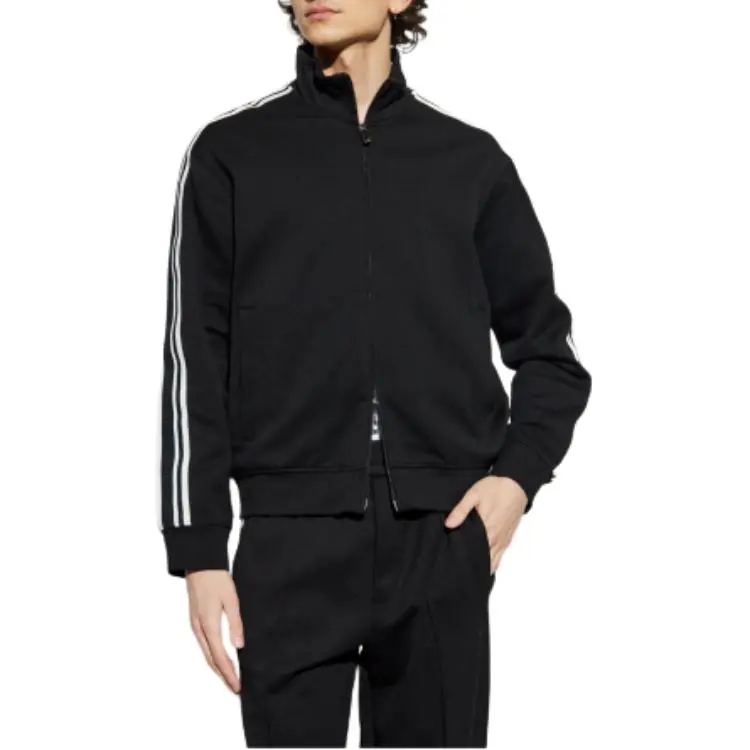 EMPORIO ARMANI Asv Full zip Sweatshirt In Jersey With Logo Bands-3