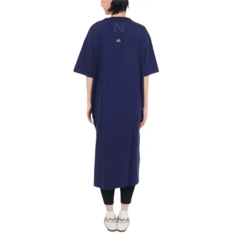 New Balance Short Sleeved Dresses Women's Dark Blue-4
