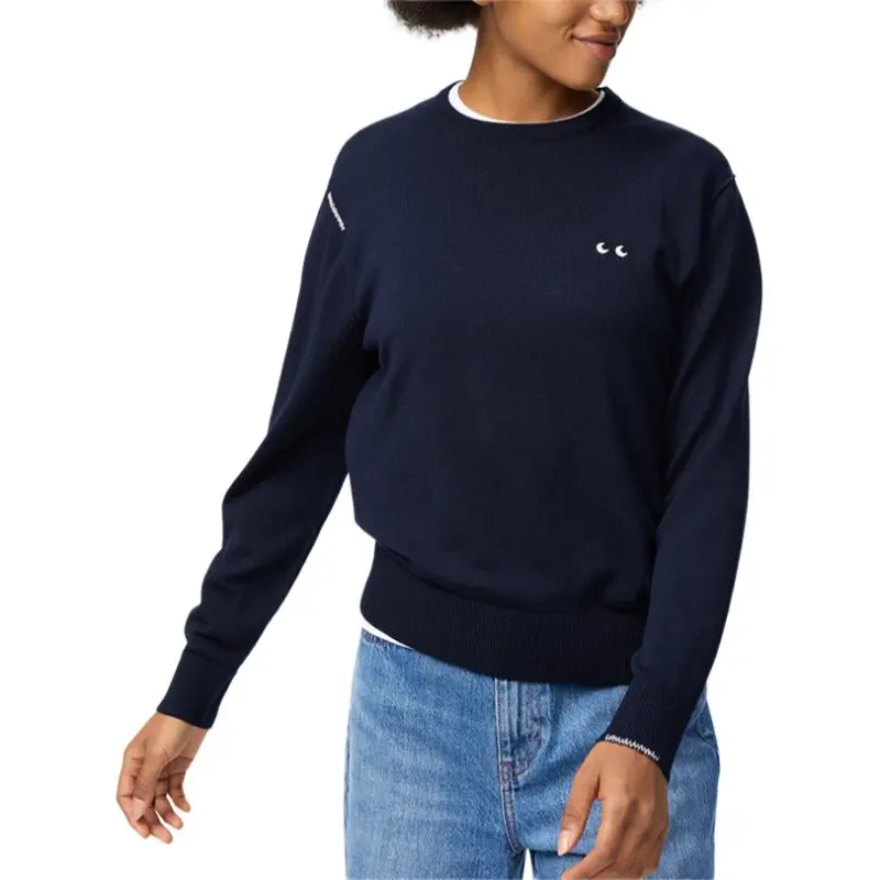 Anya Hindmarch X UNIQLO Anya Hindmarch Co brand Sweaters Women's Indigo-1
