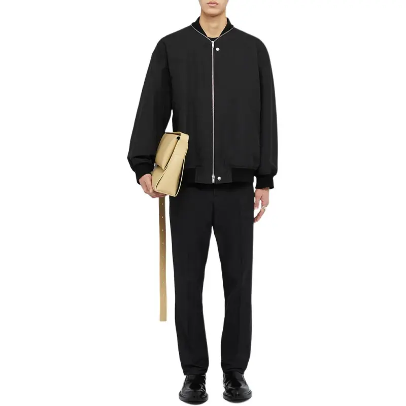 JIL SANDER Zipped Bomber Jacket-2