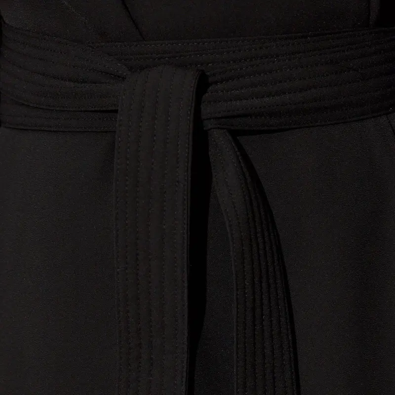 EMPORIO ARMANI Fluid Crêpe Dress With Belt-4