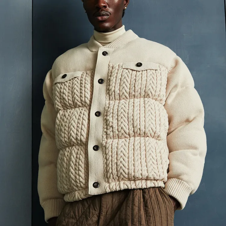 KITH Puffed Stiles Knit Trucker Jacket-2