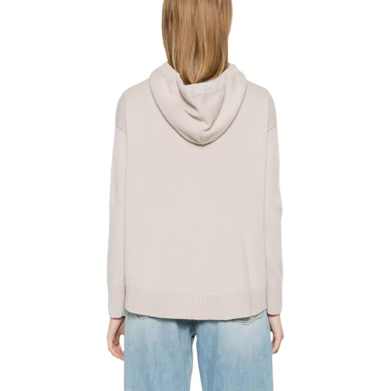 'S MAX MARA Logo Embellished Knitted Hoodie-3