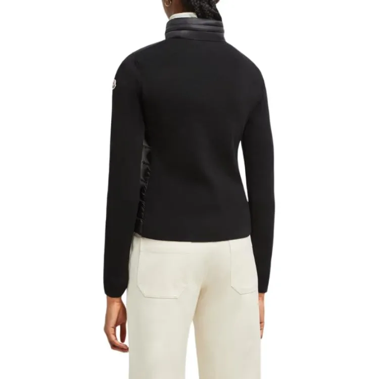 Moncler Logo Patch Padded Zip Up Cardigan-2