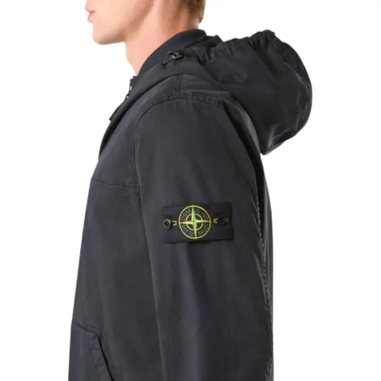 STONE ISLAND Zip Up Hooded Overshirt-4