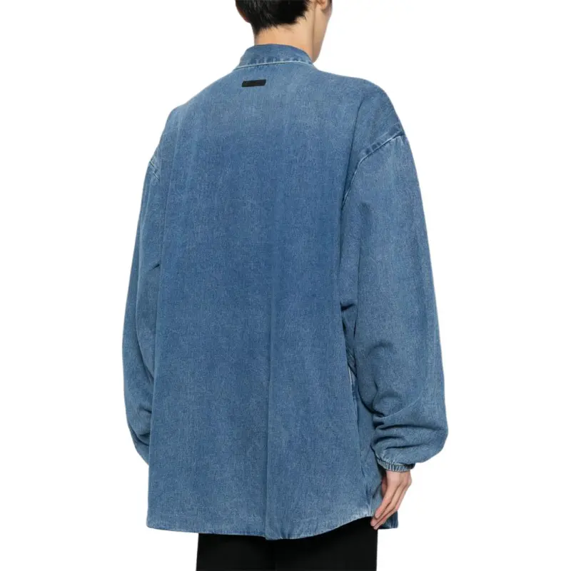 Fear Of God Essentials Core Collection Denim Overshirt-4