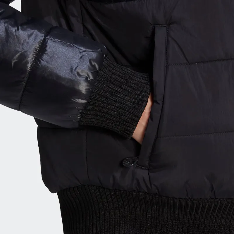 Adidas Blocked Jacket Puffer Jacket Women's Black-4