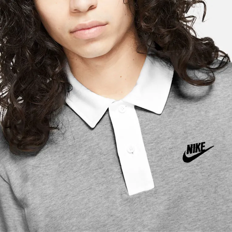 Nike Polo Shirts Men Gray-4