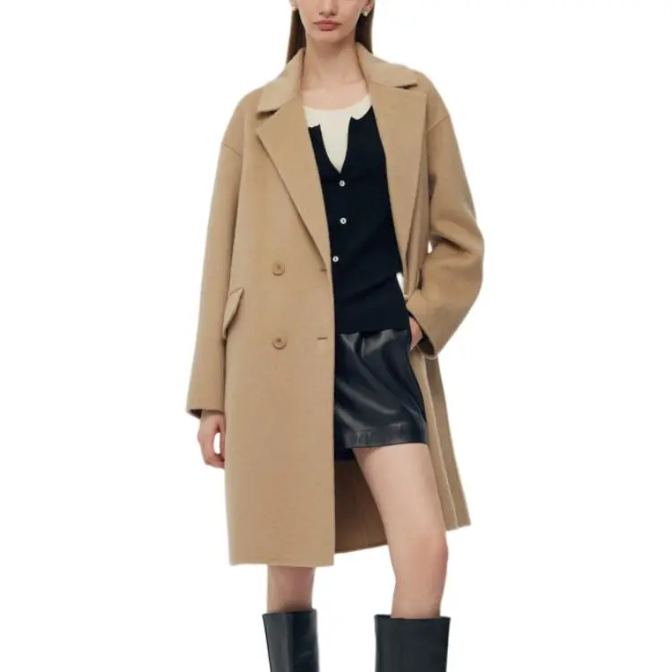 GOELIA Coat Women's Beige Camel-1