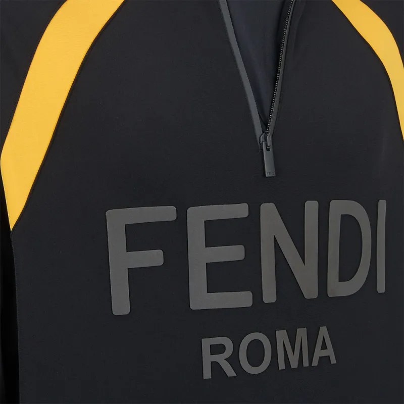FENDI Sweatshirts Men Black-3