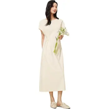 Fragment Sleeveless Dress Women's Ecru