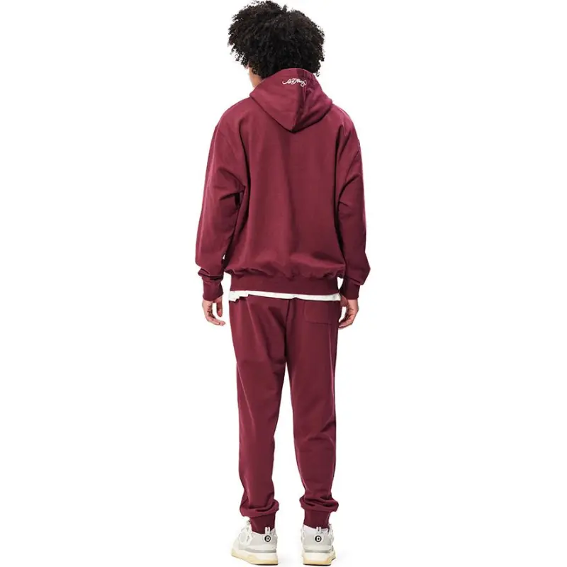 Ed Hardy FW24 Sweatshirt Men's Deep Garnet Red-2