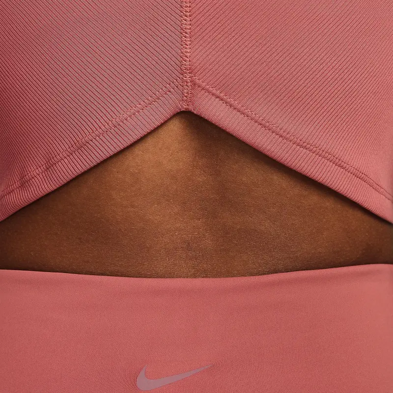 Nike One Fitted Rib Women's Dri-FIT Short-Sleeve Cropped Top-2