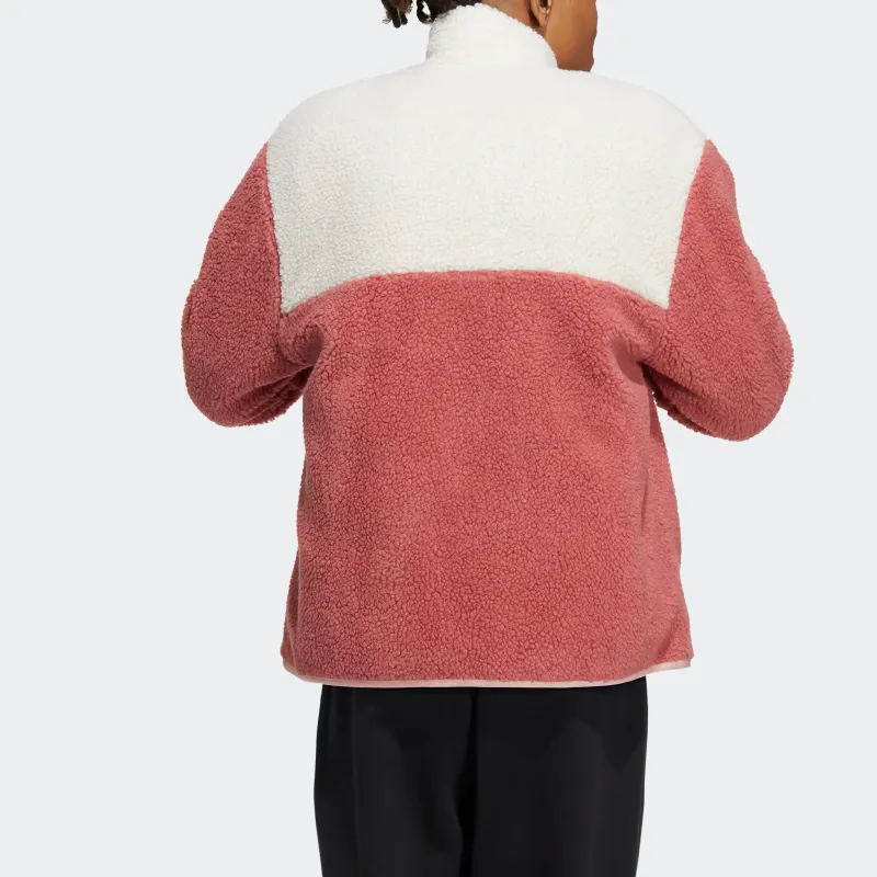 Adidas Neo Velvet Jackets Unisex Red-5