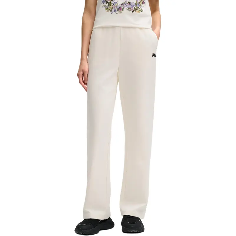 FILA Casual Pants Women's Light Beige White-2
