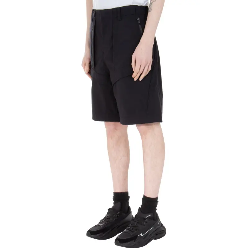JUUN.J Zip pocket Panelled Shorts-3