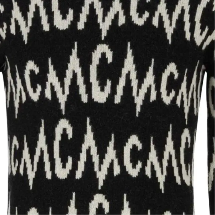 MCM Logo Intarsia Crewneck Jumper-2