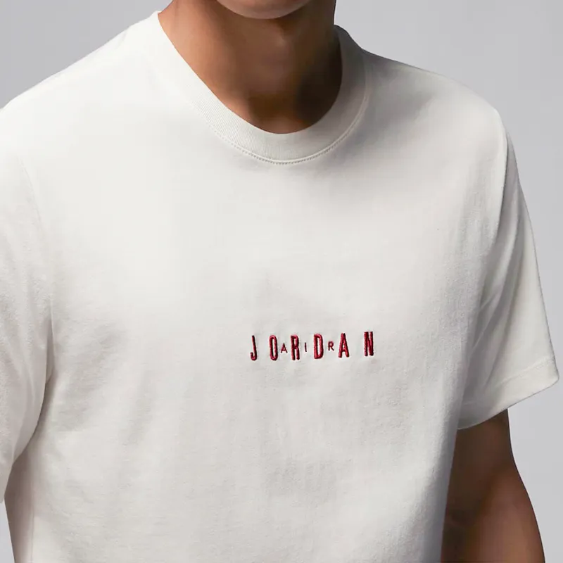 Jordan T Shirt Men's Sail White-5