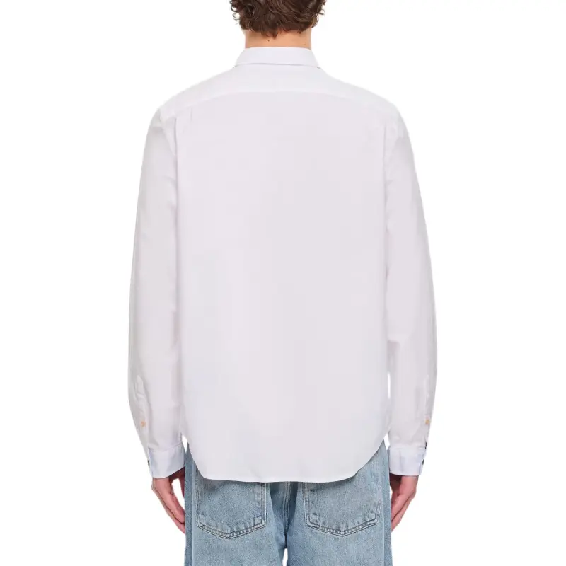 PS By Paul Smith Curved Hem Oxford Shirt-1