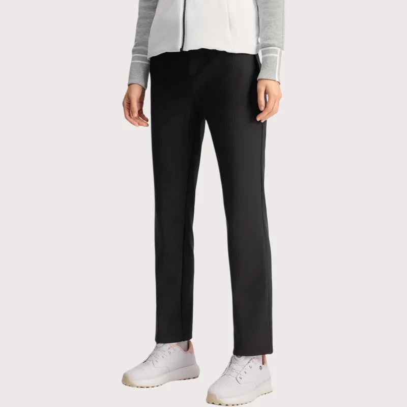 FILA Golf Collection Knitted Sports Pants Women's Black-5