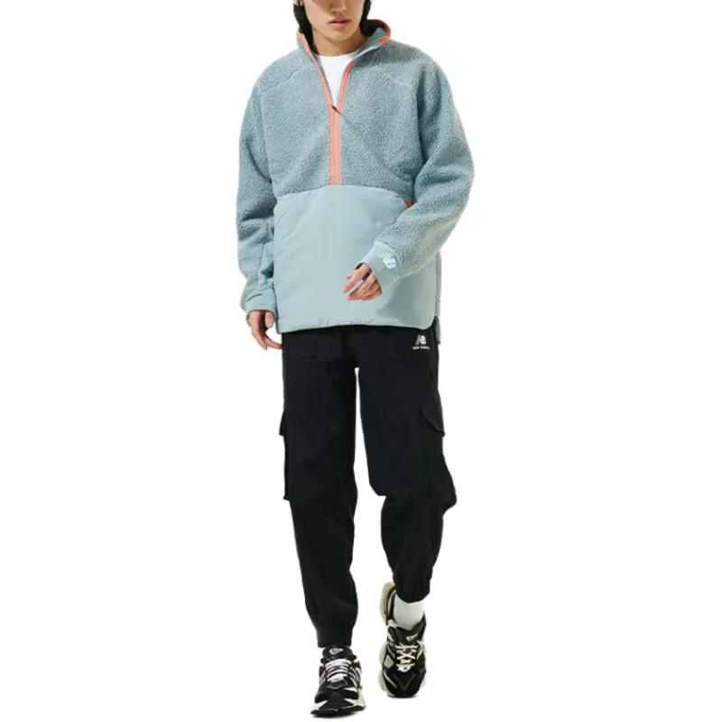 New Balance Velvet feel Coat Men's Light Gray-4