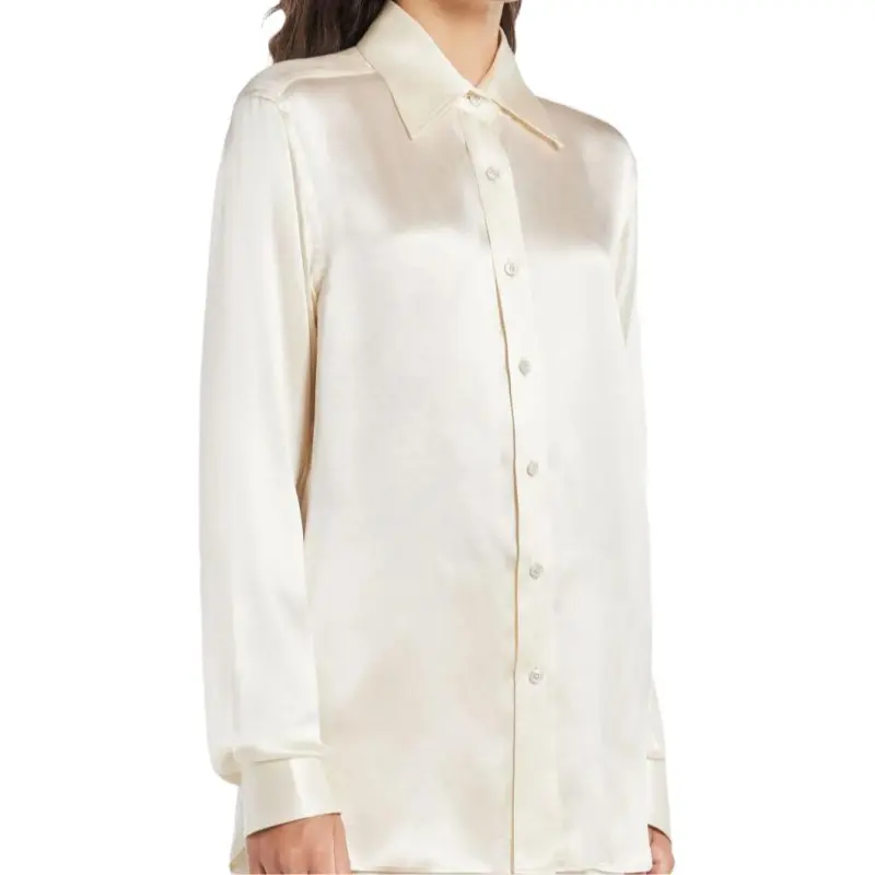 TOM FORD Fluid Charmeuse Satin Shirt-3