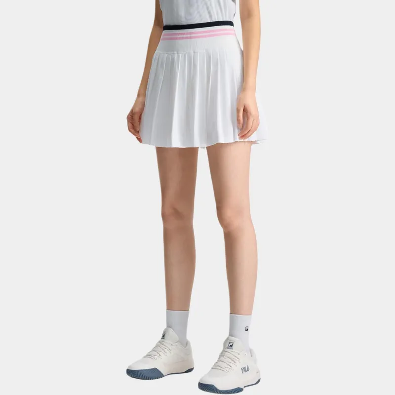 FILA TENNIS Casual Short Skirts Women's Jade White-4