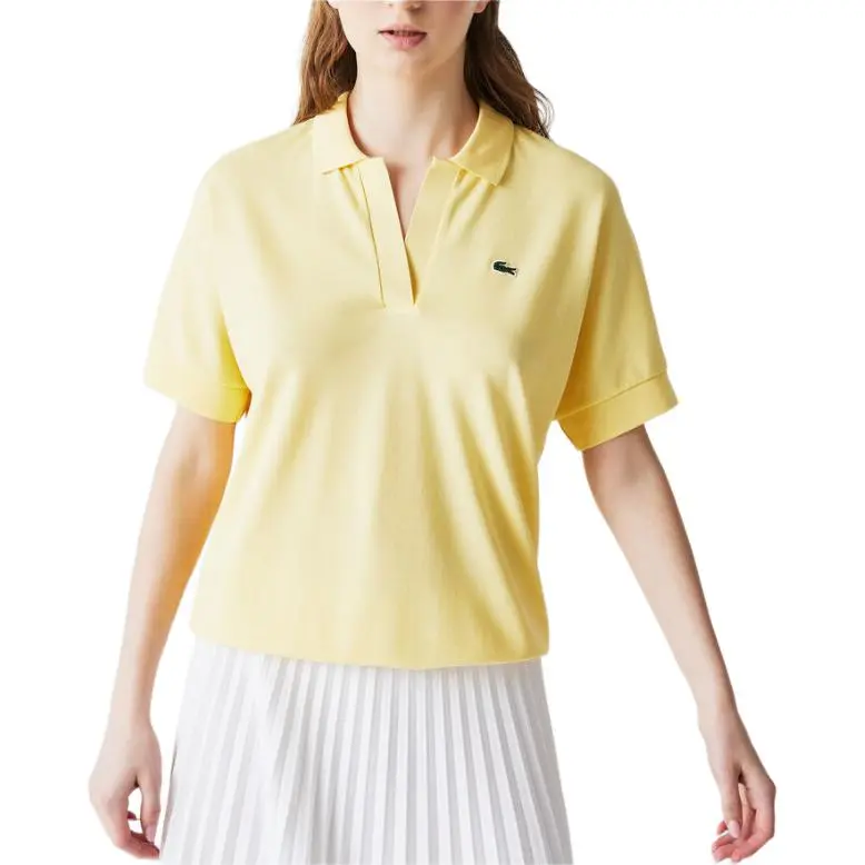 LACOSTE Polo Shirts Women's Yellow-4