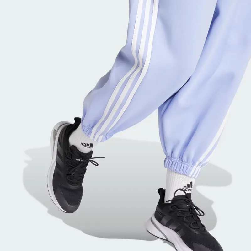 Adidas Future Icons FW24 Parachute Knitted Sports Pants Women's Blue Fireworks-6