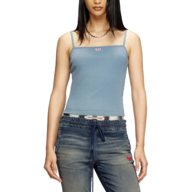 DIESEL T Hop D Logo Embroidered Cami Top-1