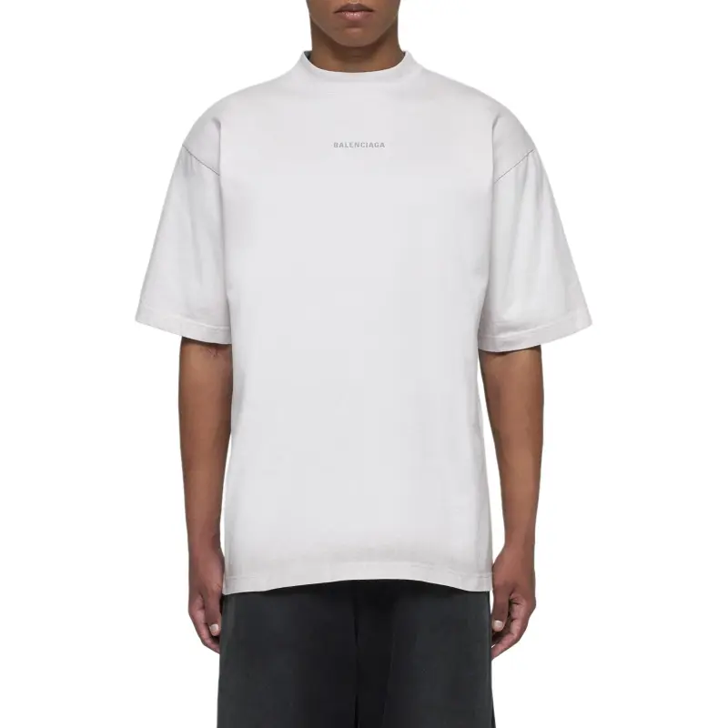 Balenciaga T Shirts Men Ecru-3