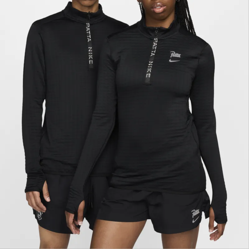 Nike x Patta Sweatshirt Asia Version Unisex Black-2
