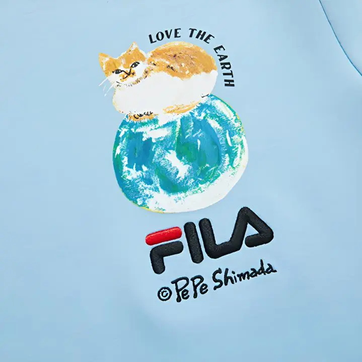 FILA x Pepe Shimada Sweatshirt Men's Denim Blue-3