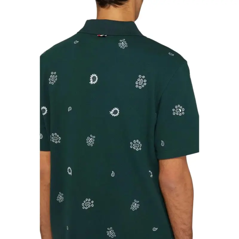 THOM BROWNE Paisley print Polo Shirt-4