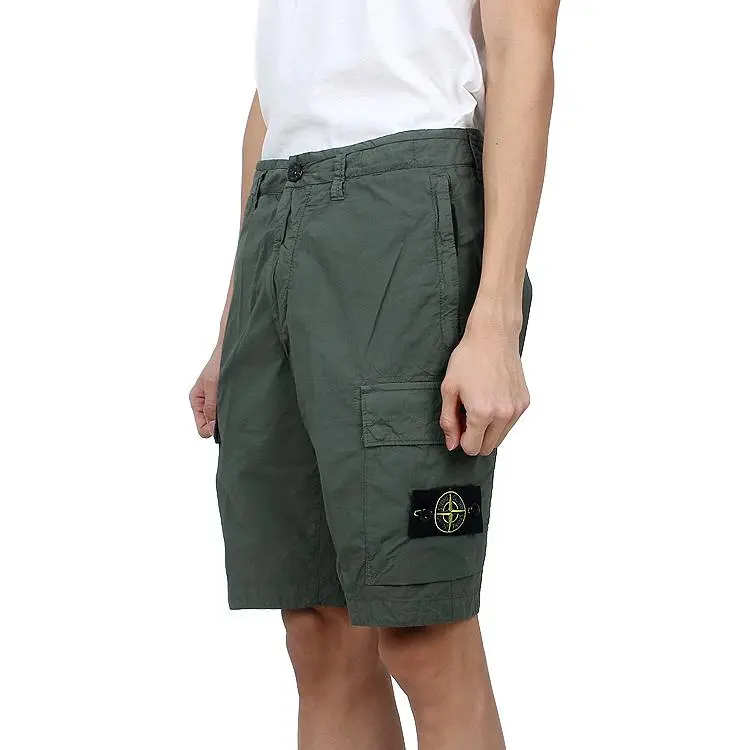 STONE ISLAND Taffeta Cargo Shorts-4