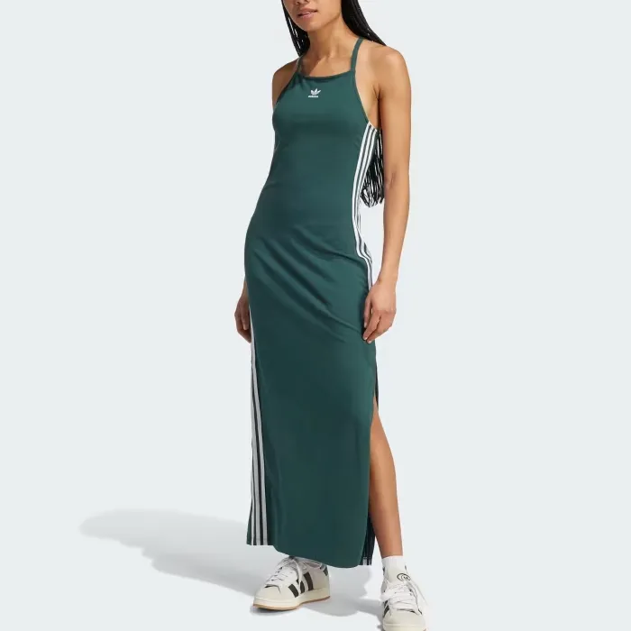 Adidas Originals Adicolor 3 Stripes Maxi Dress-1